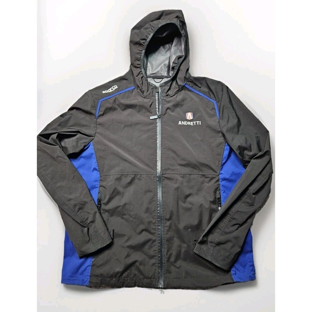 Andretti Racing Sparco Rain Jacket Windbreaker Men's Size 3XL XXXL  Indycar